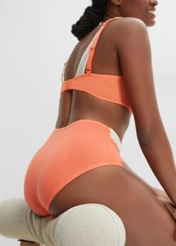 Lot De 4 Maxi Pantys Avec Coton Et Empiècement Mesh -Sous-Vêtements Tendance 23235449 8ibKaz5m