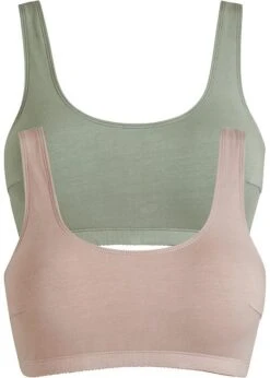Lot De 2 Brassières Avec Coton
