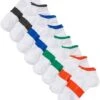 Lot De 8 Paires De Chaussettes Courtes En Coton Majoritaire -Sous-Vêtements Tendance 23237369 QPxtznod